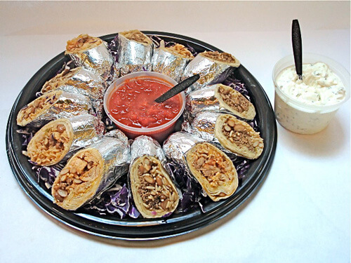 Mini Burrito Platter